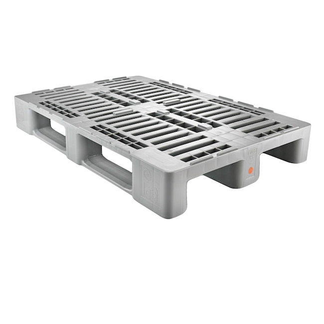 Euro Pallet EURO H1, PE-HD, grey